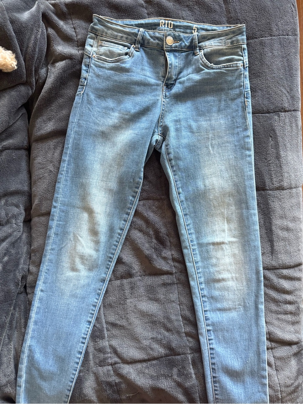 Light Blue Women's Skinny Jeans